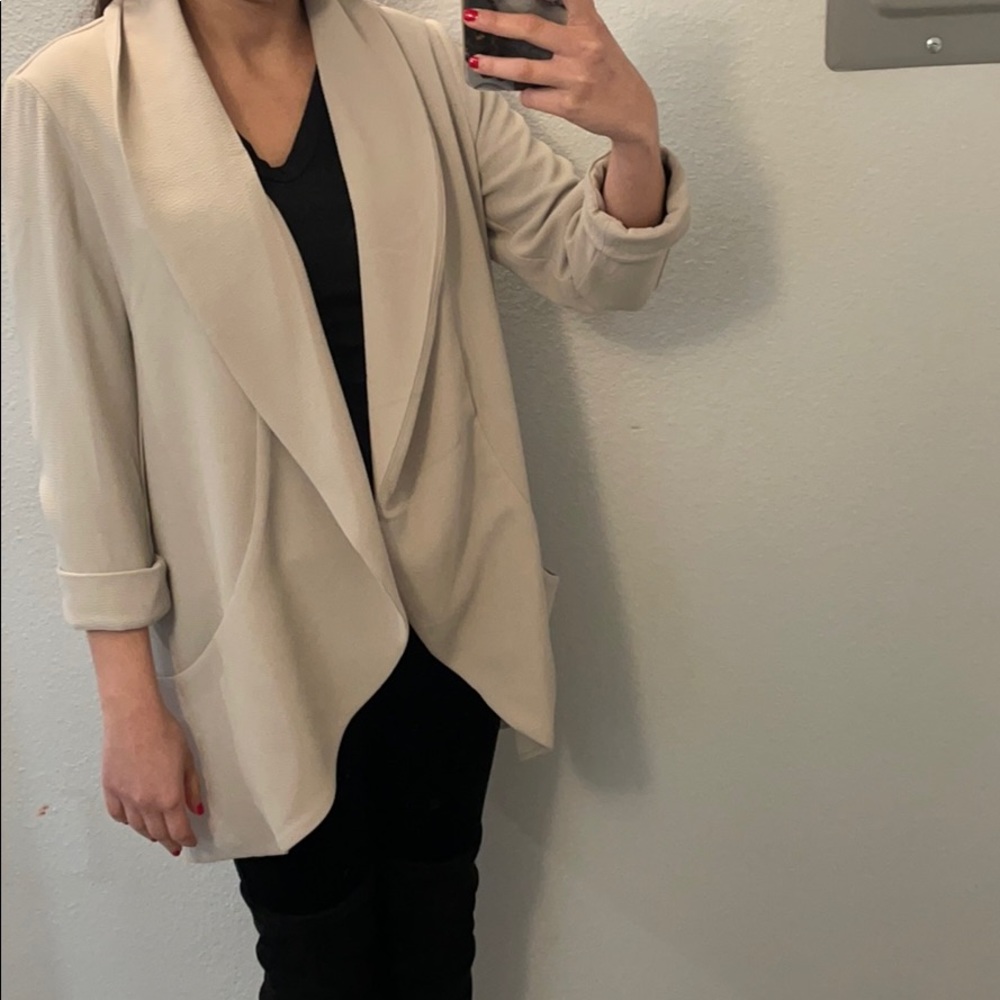 Soft Beige Blazer